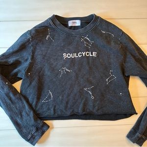 Soulcycle Cropped astrology, pull over